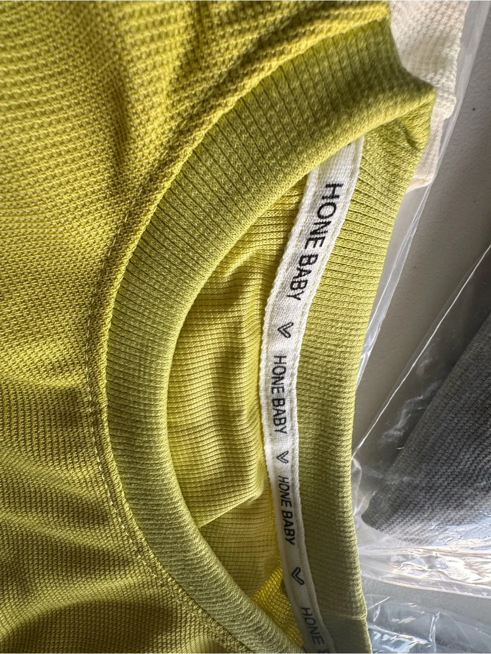 Kids Yellow Hi! Graphic Matching Tank & Shorts Set - Unbranded
